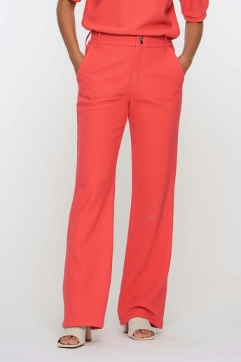 Geisha Broek COMFY BROEK MET HONEYCOMB 51126 21 000450 Red