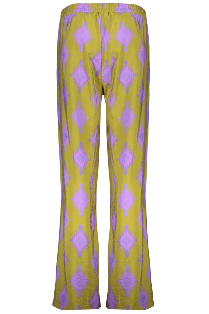 AZTEC BROEK 51225 20 000530 Green/Purple