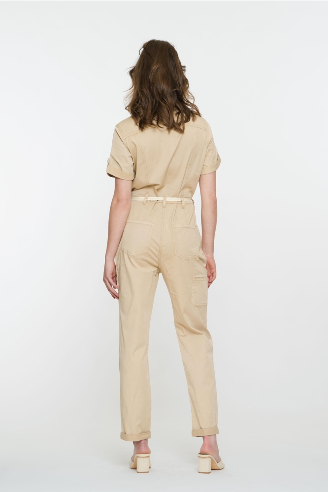 CARGO JUMPSUIT MET STRIKKOORD 51039 10 SAND