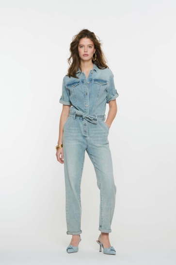 Geisha Jeans DENIM JUMPSUIT 51050 10 STONEBLEACH DENIM