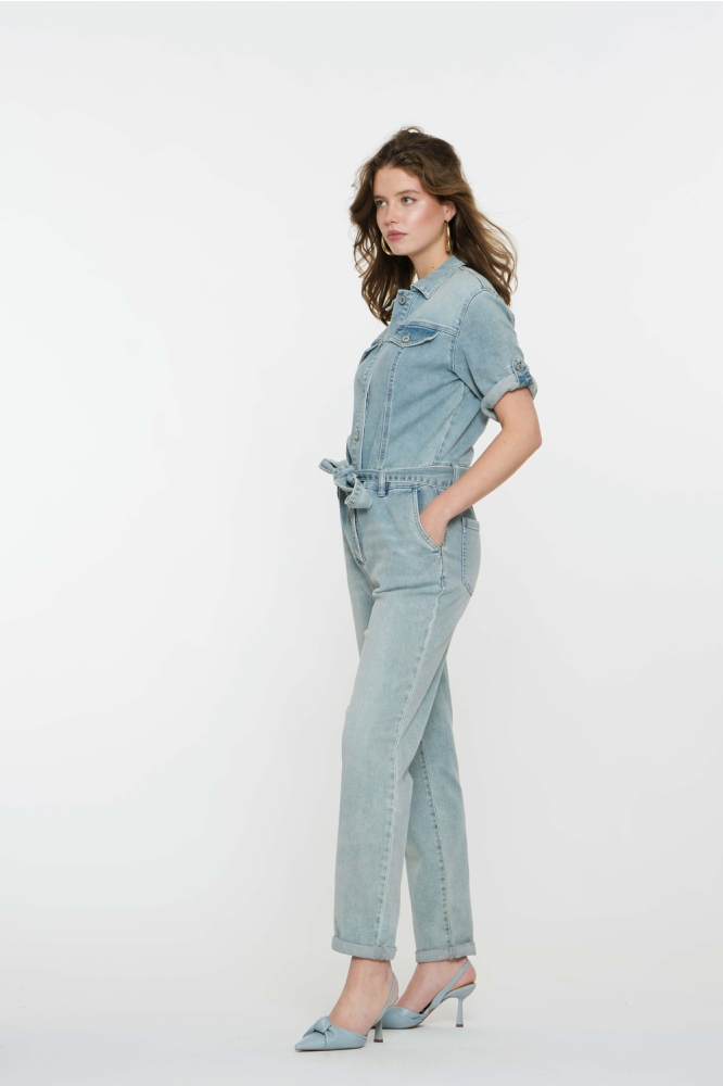 DENIM JUMPSUIT 51050 10 STONEBLEACH DENIM