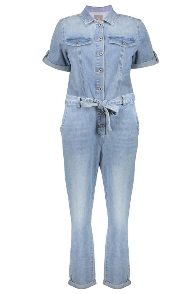 DENIM JUMPSUIT 51050 10 STONEBLEACH DENIM