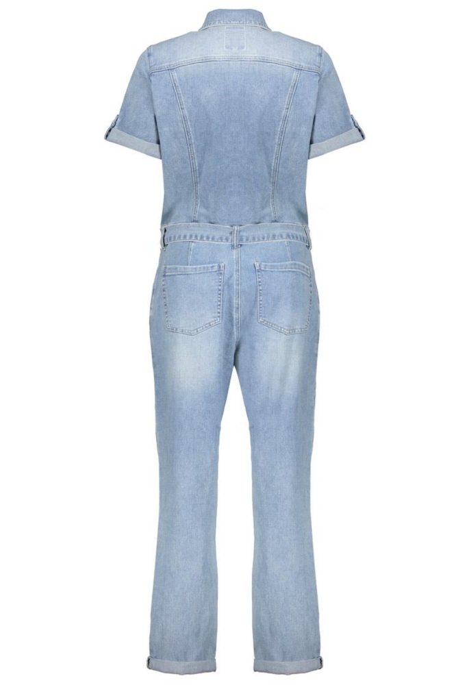 DENIM JUMPSUIT 51050 10 STONEBLEACH DENIM