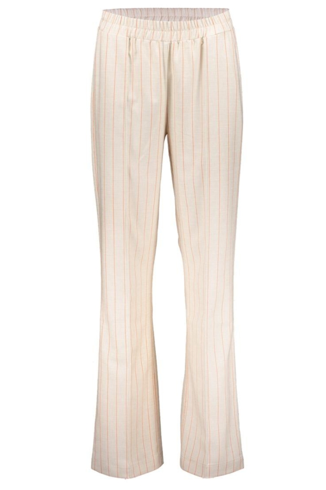 BROEK PINSTRIPE 51228 20 SAND/ORANGE