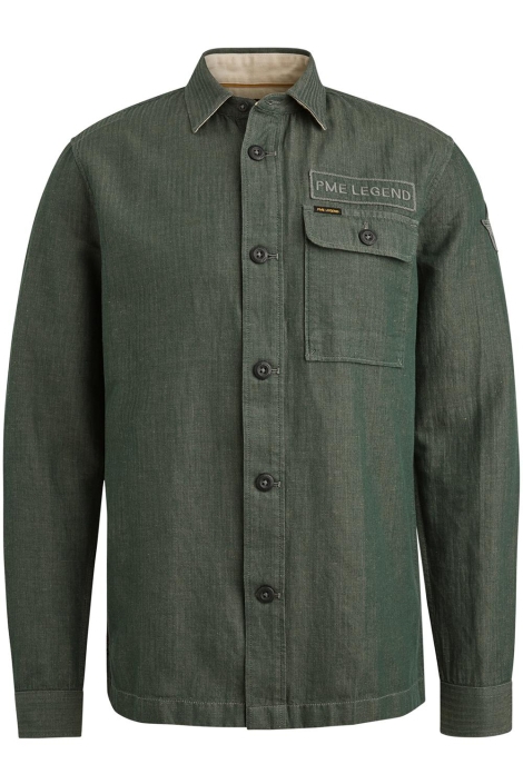 PME legend long sleeve shirt ctn/linen herrin