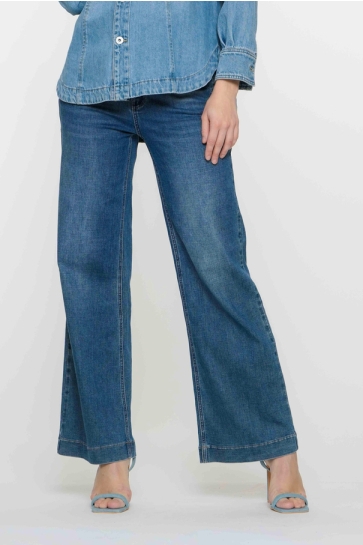 Geisha Jeans WIDE LEG JEANS 51000 10 811 Stonewash Denim