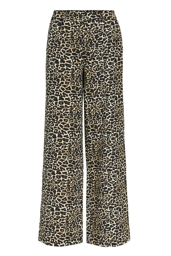 OBJALBA LISA WIDE PANT PRINT NOOS 23046226 Humus/Leo