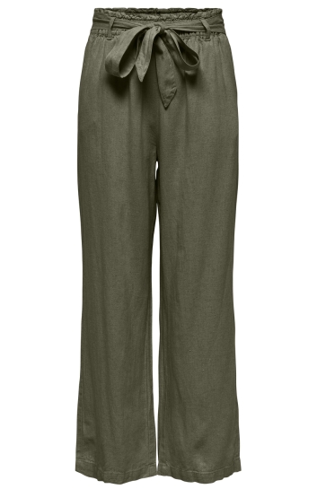 Jacqueline de Yong Broek JDYSAY MW LINEN BELT PANT WVN NOOS 15254626 Kalamata 25