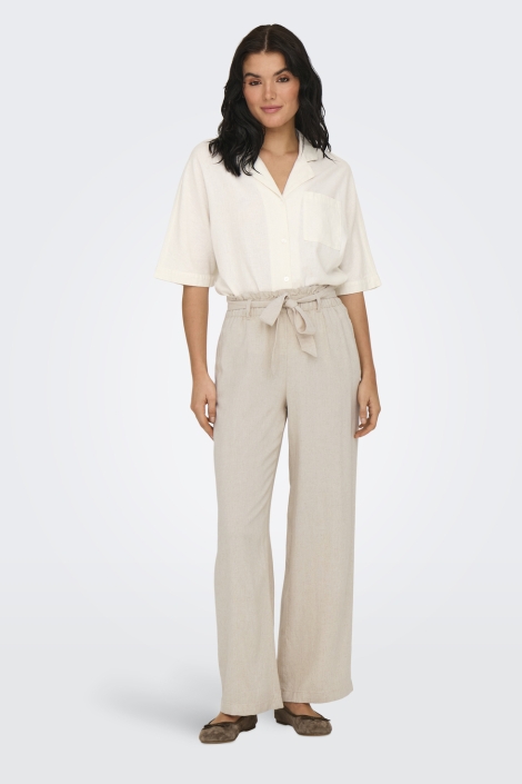 Jacqueline de Yong jdysay mw linen belt pant wvn noos