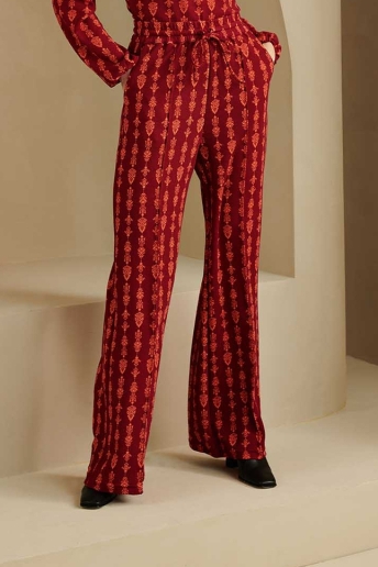 Lofty Manner Broek TROUSER AVERI PI34 789 botanical stripe