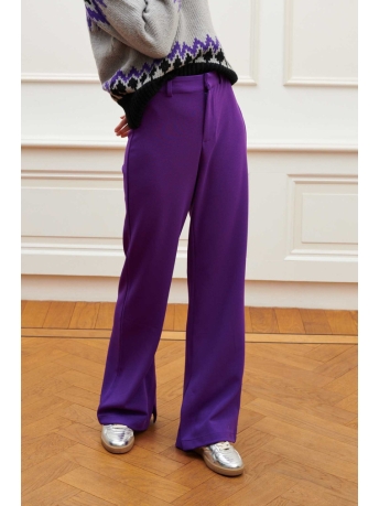 Lofty Manner Broek TROUSER LINA PK40 750 Purple