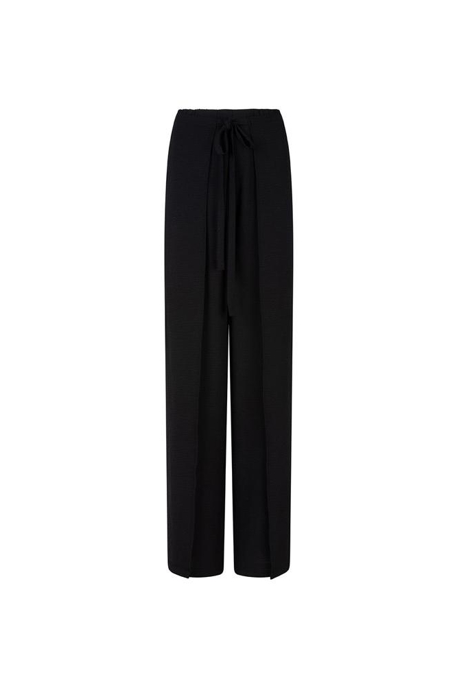 TROUSERS OVERLAP WIDE CRINKLE HS24 10218 000 black