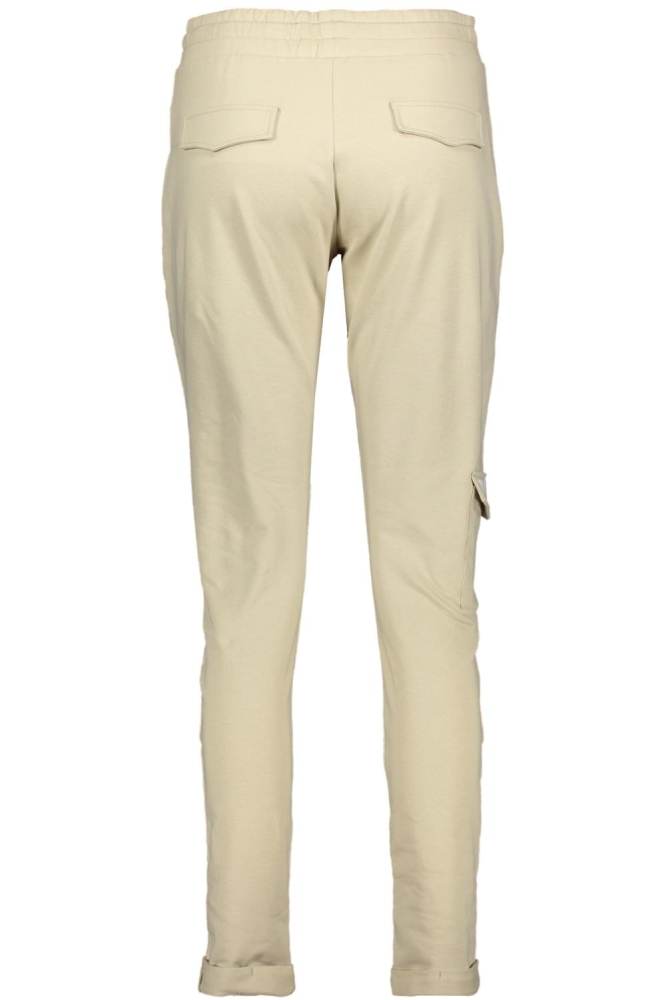 EDITH SPORTY TROUSER 242 0007/0016 SAND/WHIITE