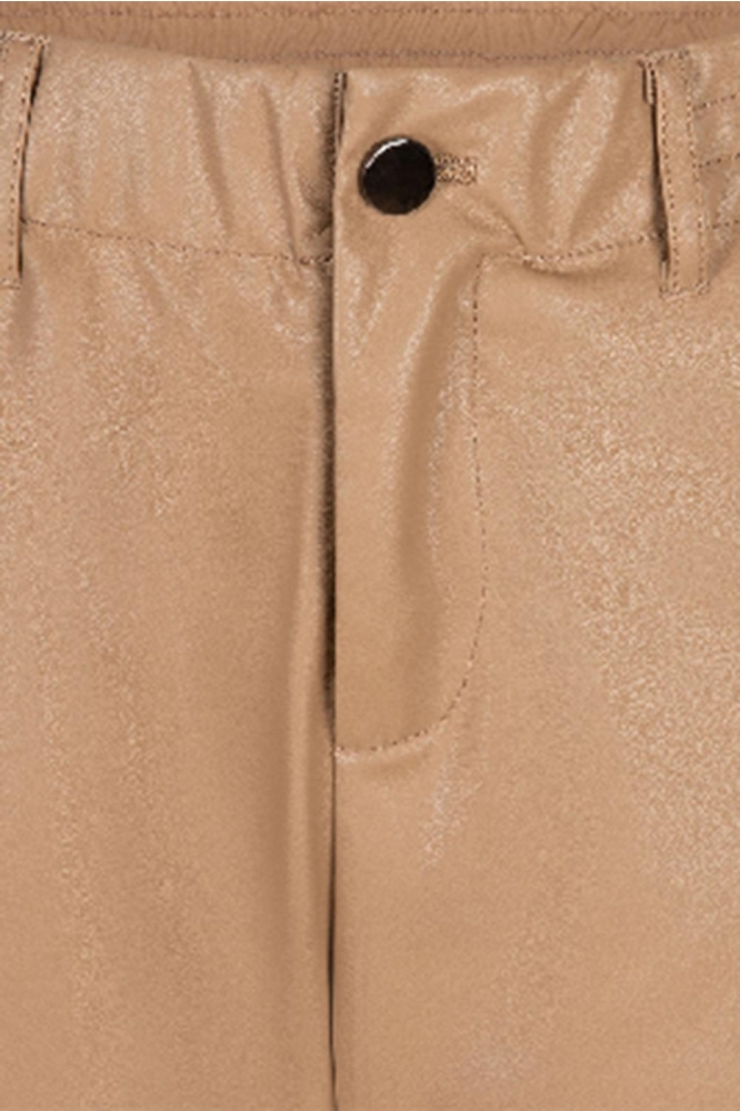 TROUSERS JOGGER VEGAN LEATHER W24 11704 180 sand