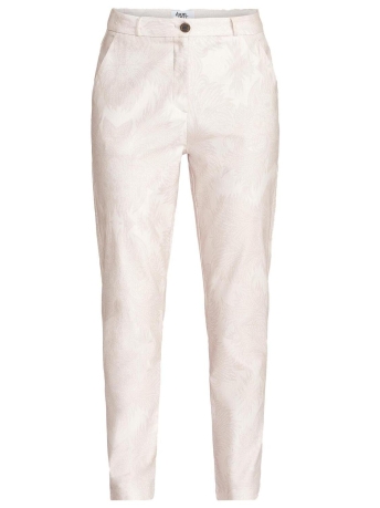 Zizo Broek CHLOE CROPPED PSU24 5001 SAND OFF WHITE FLOWER