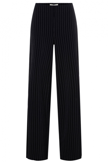 AndCo Woman Broek PELLE STRIPE TRAVEL PA340 46050 a-black