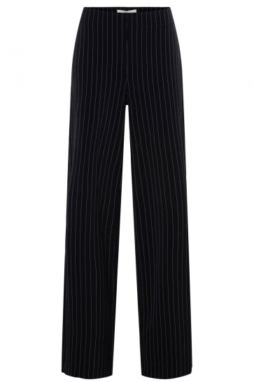 AndCo Woman Broek PELLE STRIPE TRAVEL PA340 46050 a-black