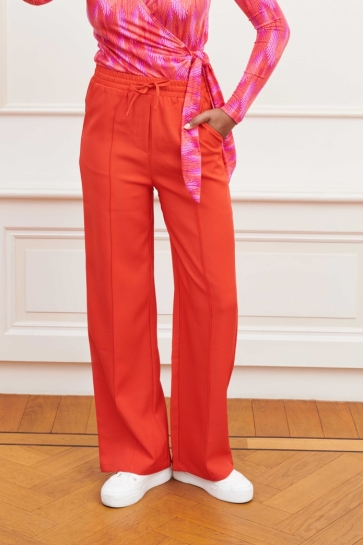 Lofty Manner Broek TROUSER LAUREN QA37 315 coral