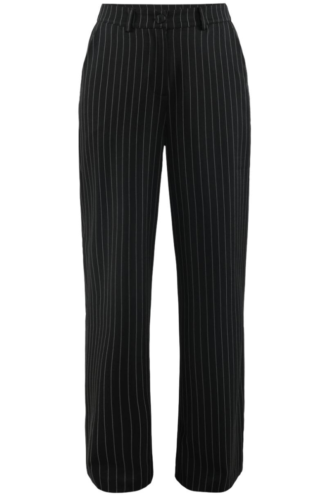 VAGNA SUIT PA1 15871 BLACK PINSTRIPE