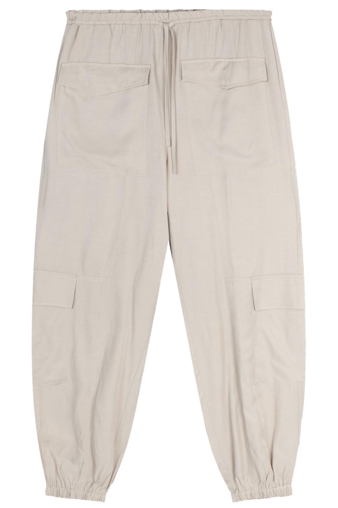 VIKKI LADIES WOVEN PANTS R2407130456 002 OFF WHITE