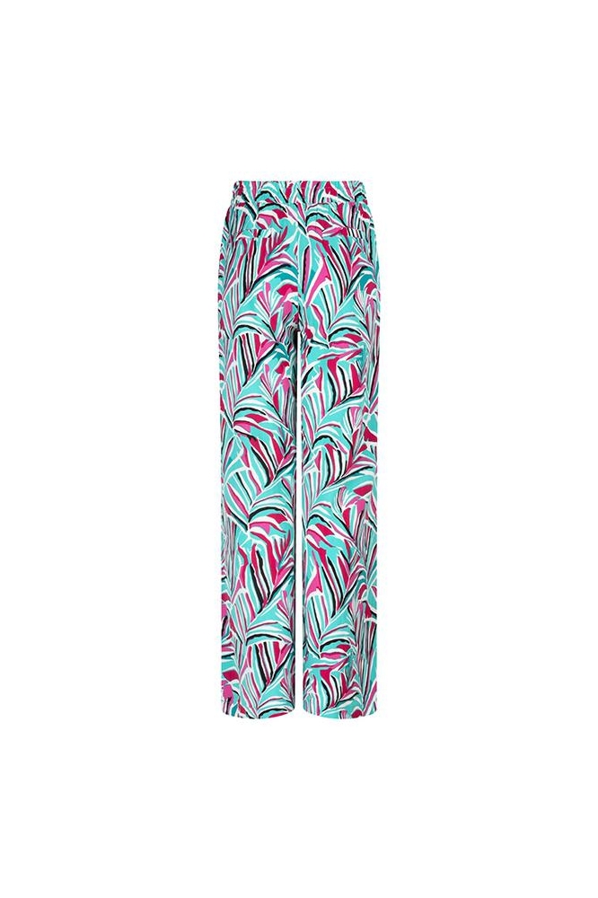 TROUSER CASSIDY PD38 PALM LEAVES PRINT