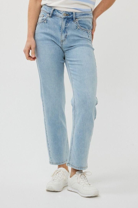 EsQualo trousers embroidery jeans