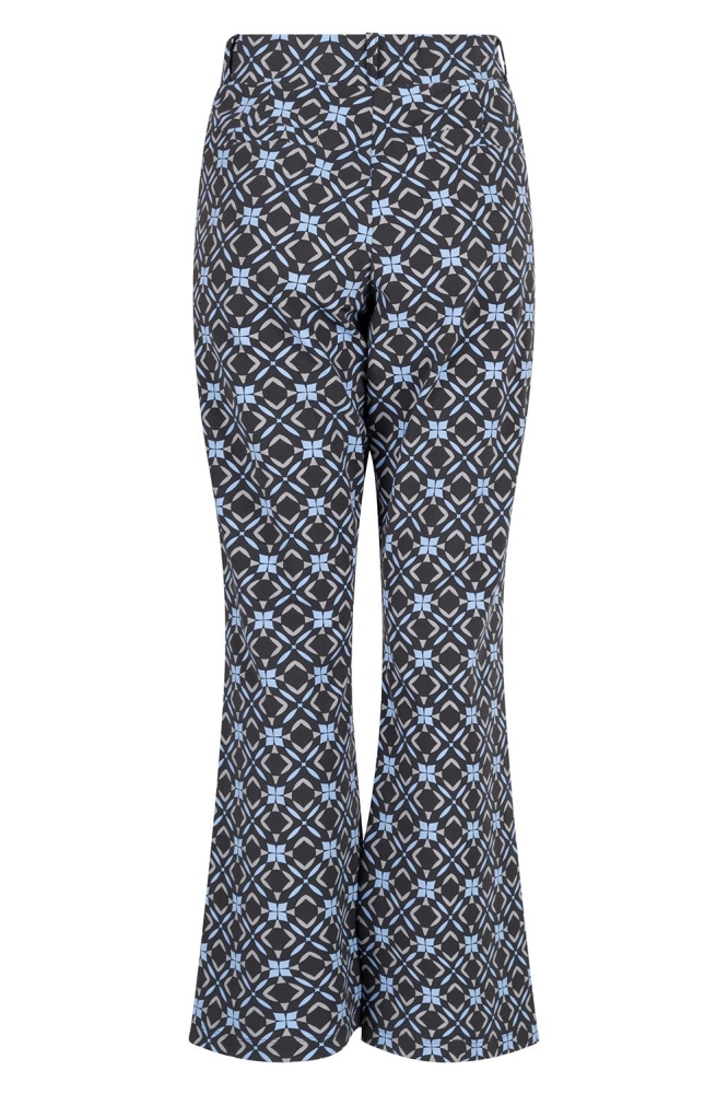 BLISS PRINT TRAVEL TROUSER 244 1220 ANTRA BLUE