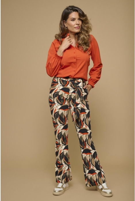 Zoso printed travel trouser