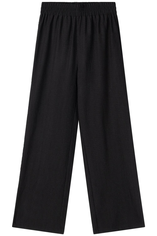 NOVA LADIES KNITTED STRUCTURE PANTS R2408157491 999 BLACK