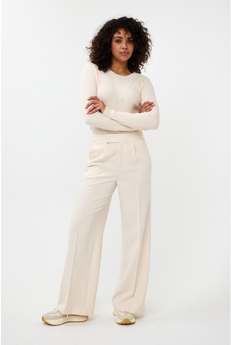 EsQualo trousers high waist wide city