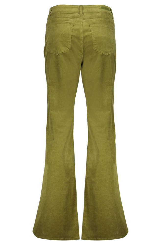 FLARE JEANS MET STRETCH 41529 10 560 olive green