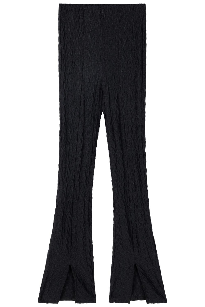 IRIS KNITTED LACE PANTS R2408129492 999 BLACK