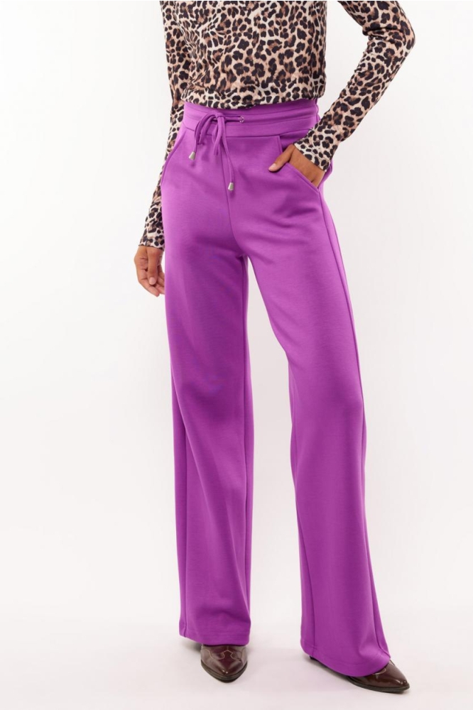 RENE PANTS 24WQF21 807 GRAPE PURPLE