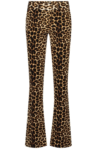 Lady Day Broek POPPY FLARED L14 498 2704 LEOPARD PRINT