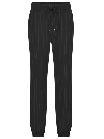 Lady Day Broek MAVERICK TROUSER L14 491 2226 PINSTRIPE BLACK