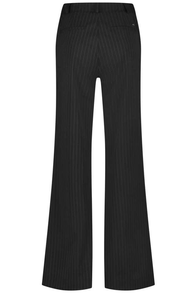 PHOENIX TROUSER L14 491 2225 PINSTRIPE BLACK