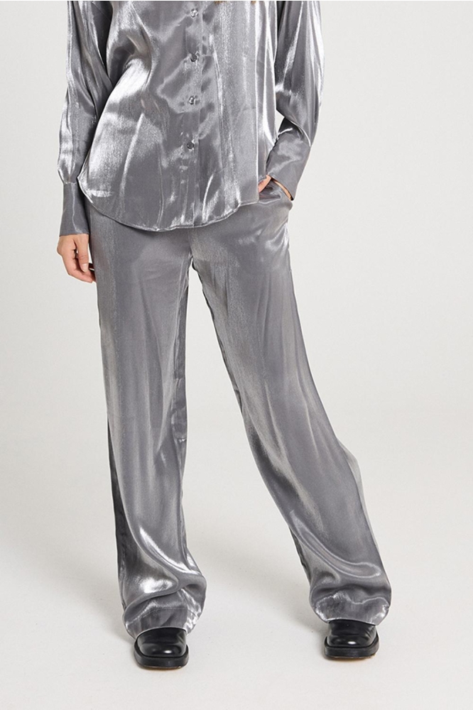 FQNARON PANTS 205124 GRAY PINSTRIPE