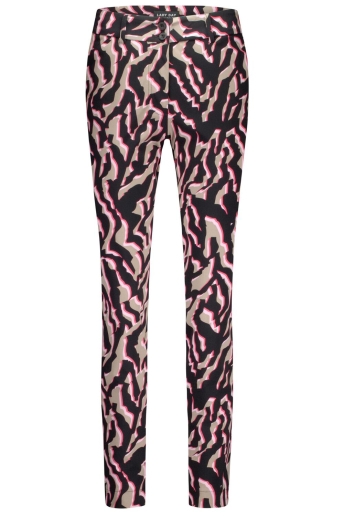 Lady Day Broek COLETTE TROUSER L14 496 2329 ZEBRA PRINT