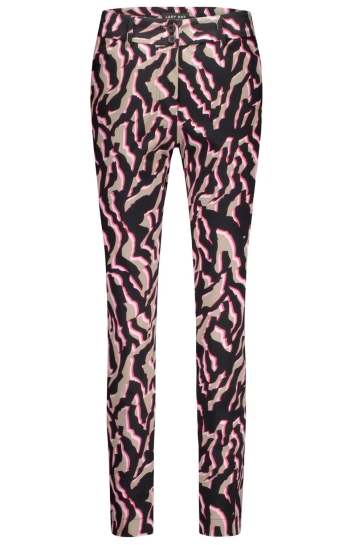 Lady Day Broek COLETTE TROUSER L14 496 2329 ZEBRA PRINT