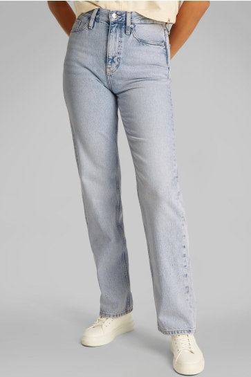 Calvin Klein Jeans HIGH RISE STRAIGHT J20J225132 DENIM LIGHT 1AA