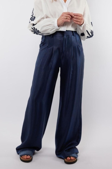 C&S The Label Broek ABBEVILLE PANTS 25ZZC06 NAVY BLUE