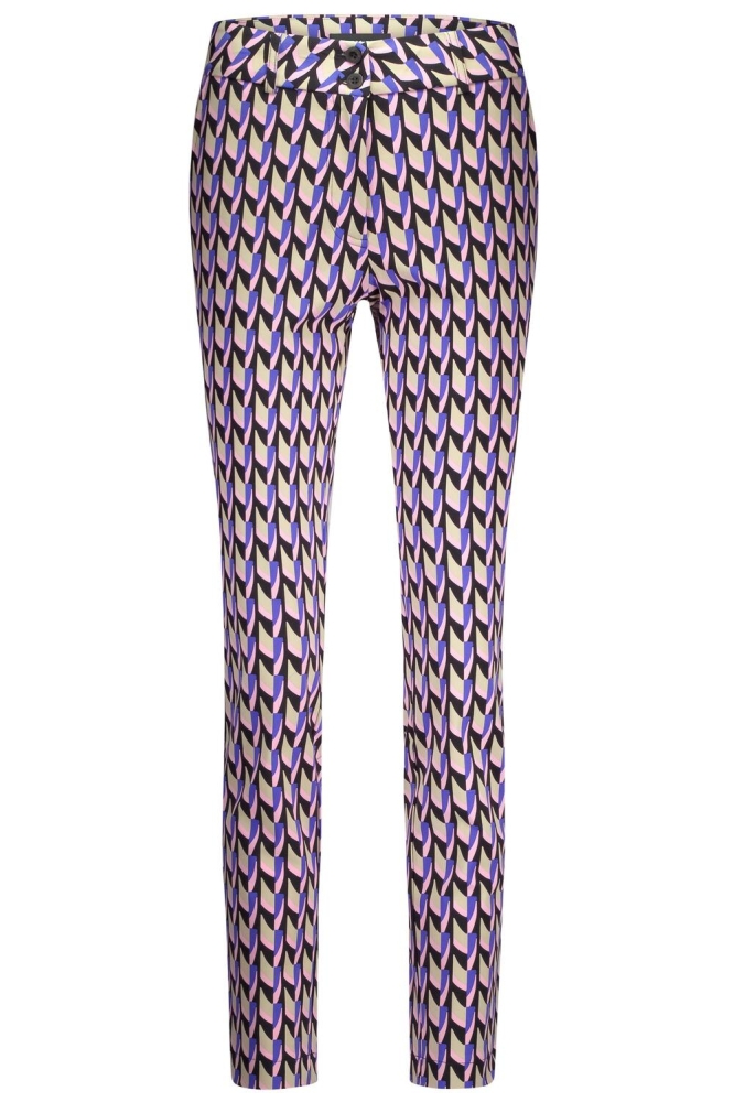 COLETTE TROUSER L14 498 2437 TWISTER PRINT