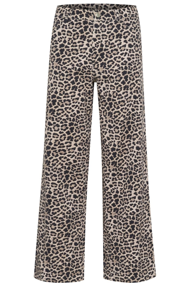 KALEONORA HW DENIM JEANS 10510031 107537 CLASSIC LEOPARD PRINT