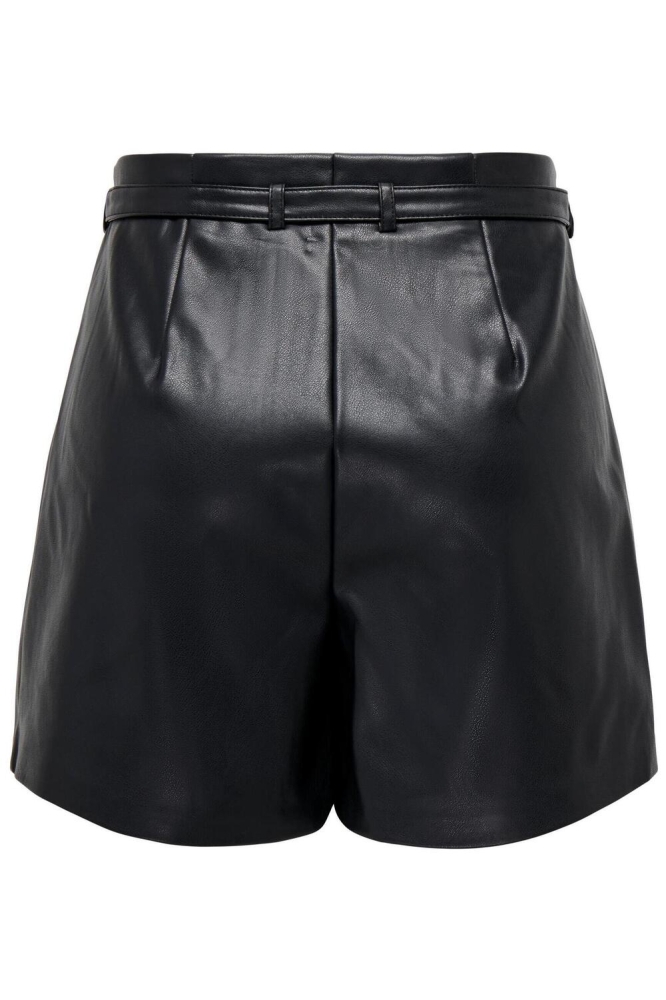 ONLHEIDI FAUX LEATHER SHORTS NOOS O 15275421 BLACK