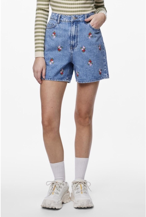 Pieces pcsky hw embroidery shorts