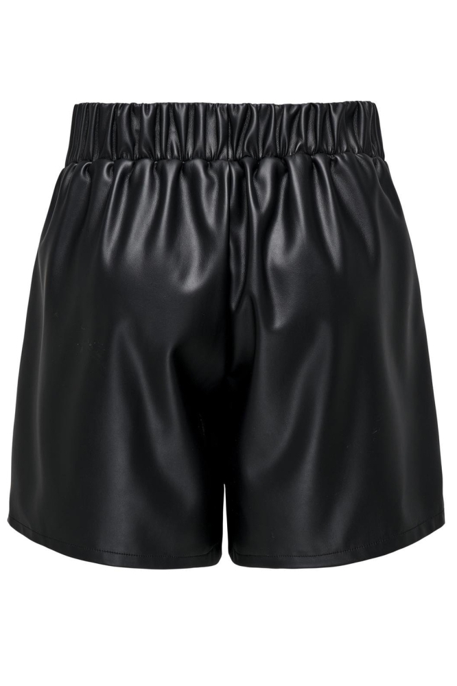 JDYSOYA GEGGO PU SHORTS JRS ATK 15337216 Black