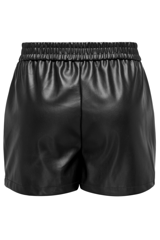 JDYALAIA MW FAUX LEATHER SHORTS PNT 15328310 Black