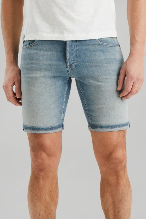 Cast Iron shiftback shorts tint denim wash