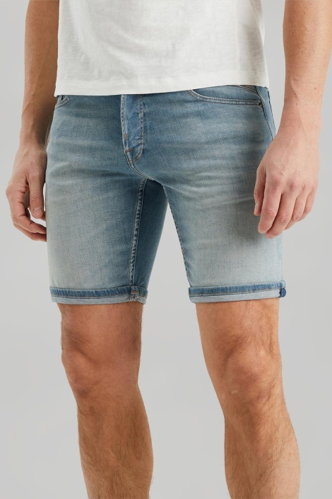 Cast Iron shiftback shorts tint denim wash