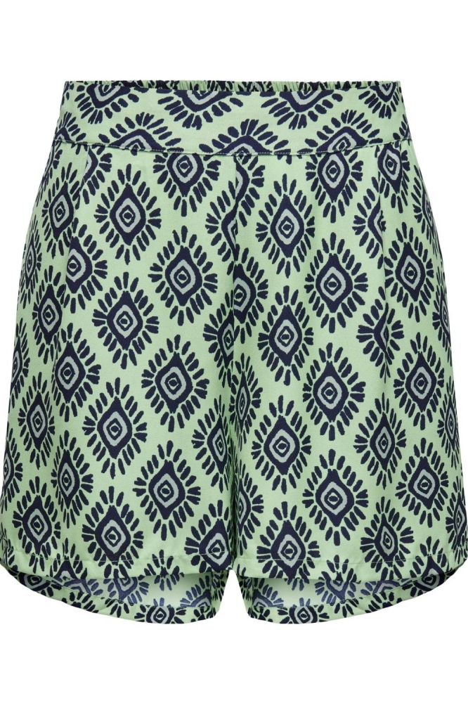 ONLLEAH FLOWY SHORTS CS PTM 15310199 Absinthe Green/DIAMONDS